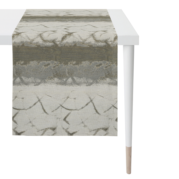 Tischläufer Opalia - Mischgewebe - Beige