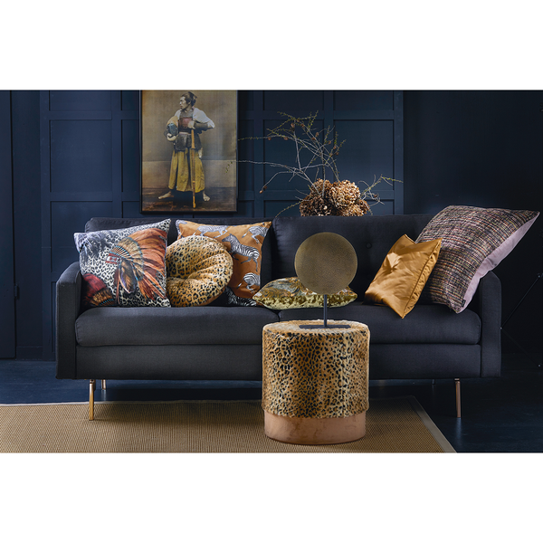 Kissenbezug Alice - Baumwolle / Polyester - Gold