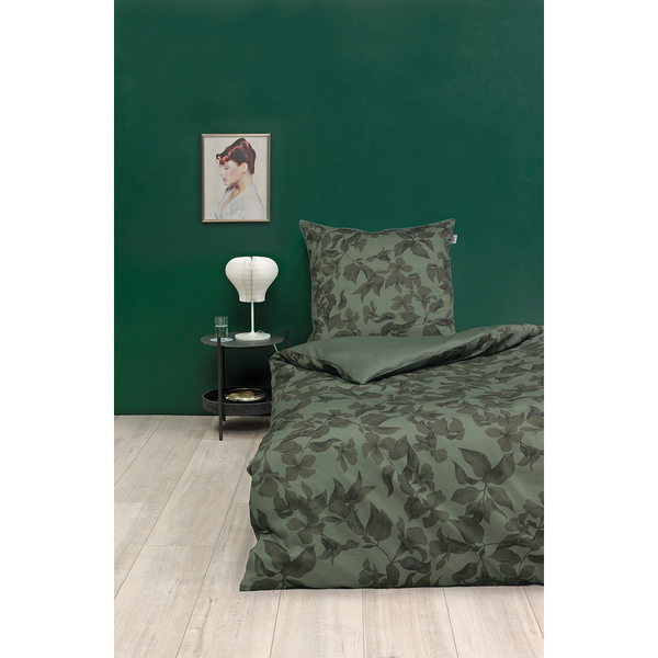 Bettwäsche Dotflower - Baumwolle - Dunkelgrün