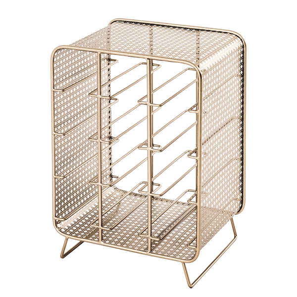 Weinregal Massillon - Metall - Gold