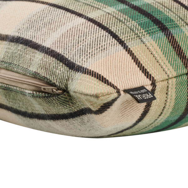 Kissenbezug Melvin - Baumwolle - Grün - 50 x 50 cm