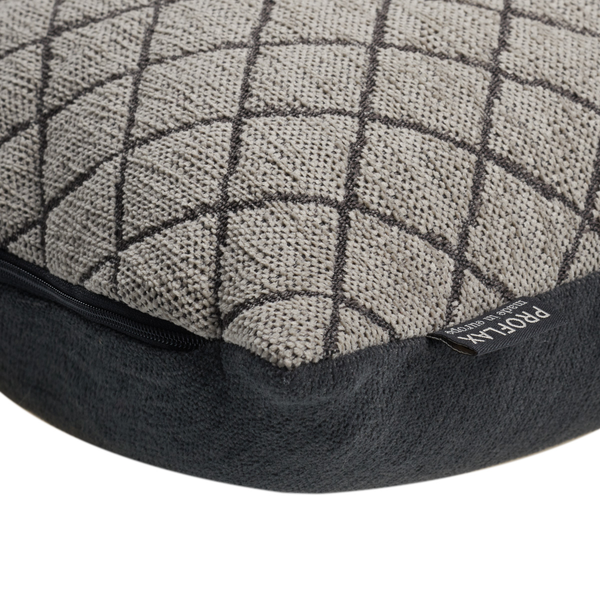 Kissenbezug Step - Polyester / Polypropylen - Grau