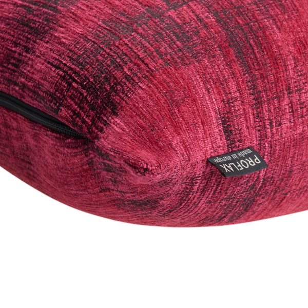 Kissenbezug Dean I - Mischgewebe - Dunkelrot