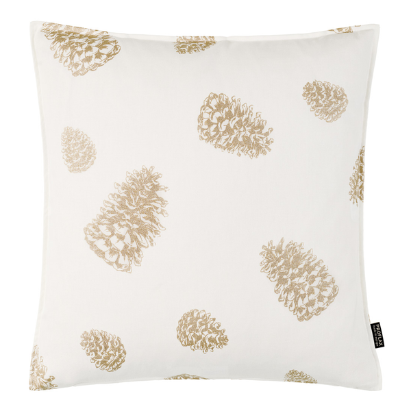 Kissenbezug Edvin - Baumwolle - Gold - 50 x 50 cm