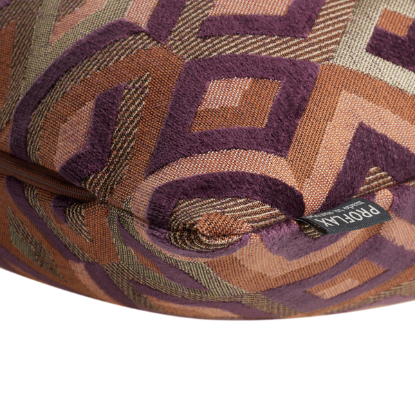 Kissenbezug Savina - Mischgewebe - orange - 40 x 40 cm