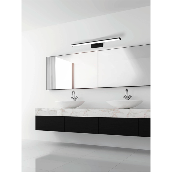 LED-Badleuchte Pandella - Polycarbonat / Aluminium - 1-flammig - Breite: 60 cm