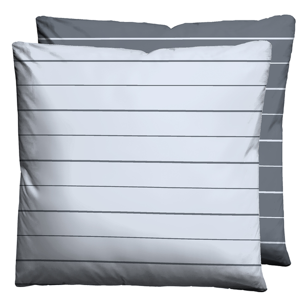 Mako-Satin Kopfkissenbezug 0636044 - Mako-Satin - Blaugrau - 80 x 80 cm
