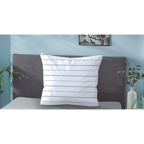 Mako-Satin Kopfkissenbezug 0636044 - Mako-Satin - Blaugrau - 80 x 80 cm