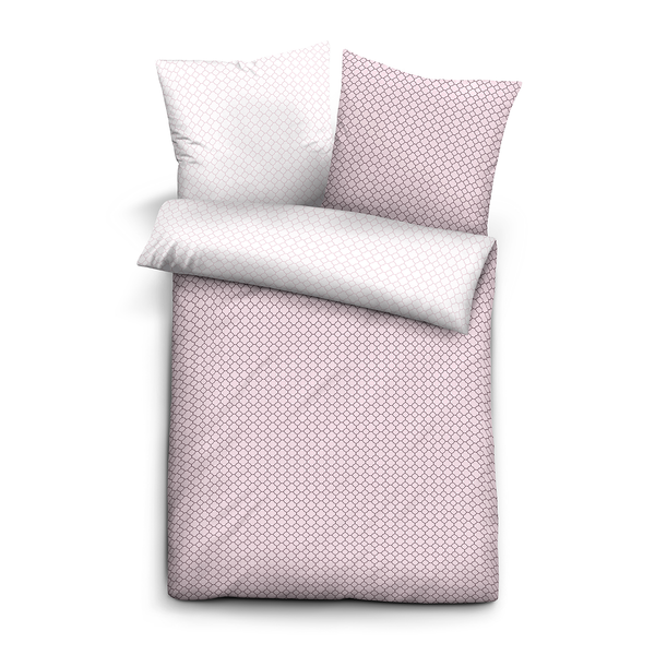 Mako-Satin Bettdeckenbezug 0636045 - Mako-Satin - Rosa - 135 x 200 cm