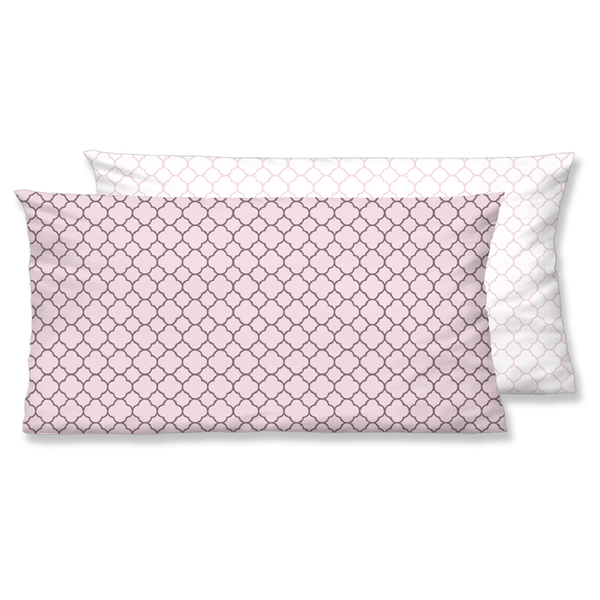 Mako-Satin Kopfkissenbezug 0636045 - Mako-Satin - Rosa - 80 x 40 cm