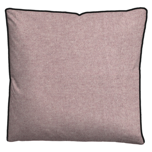 Melange-Flanell Bettwäsche 0840500 - Melange / Flanell - Brombeere - 135 x 200 cm + Kissen 80 x 80 cm