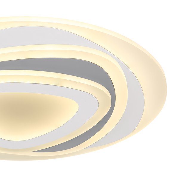 LED-Deckenleuchte Sabatino III - Acrylglas / Eisen - 1-flammig