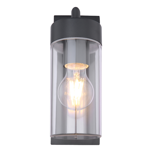 Wandleuchte Vessa - Polypropylen / Aluminium - 1-flammig