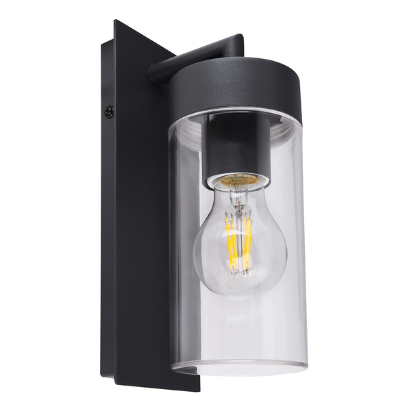 Wandleuchte Vessa - Polypropylen / Aluminium - 1-flammig