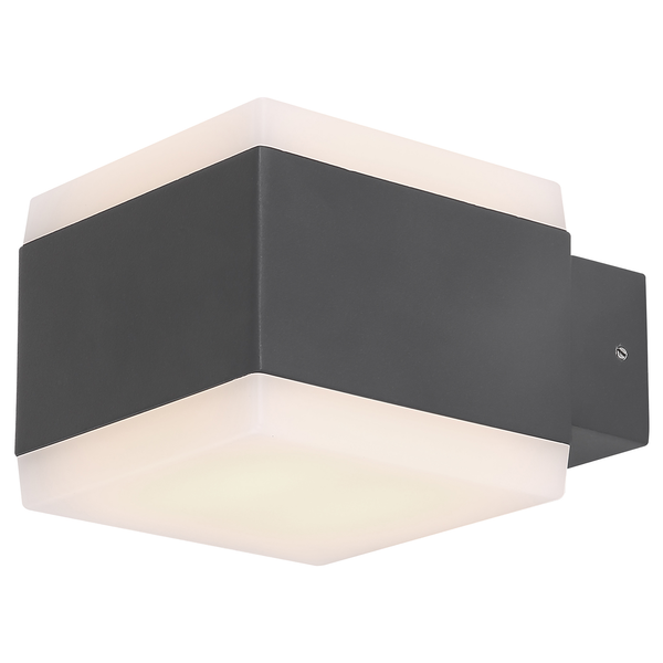 LED-Wandleuchte Slice - Polypropylen / Aluminium - 1-flammig