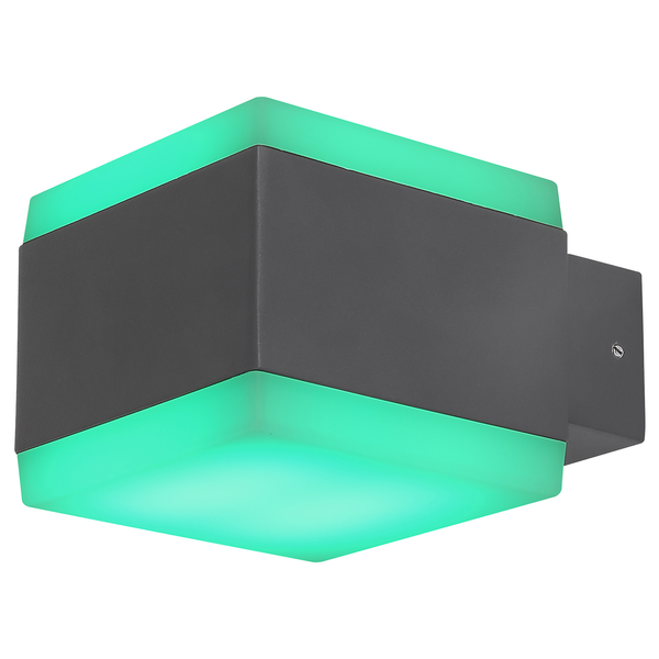 LED-Wandleuchte Slice - Polypropylen / Aluminium - 1-flammig