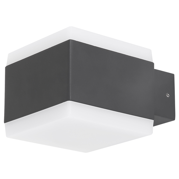 LED-Wandleuchte Slice - Polypropylen / Aluminium - 1-flammig