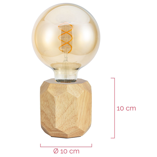Tischleuchte Woody Sparkle - 1-flammig