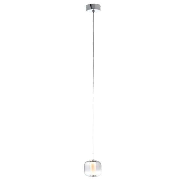 LED-Pendelleuchte Rafa I - Acrylglas / Edelstahl - 1-flammig