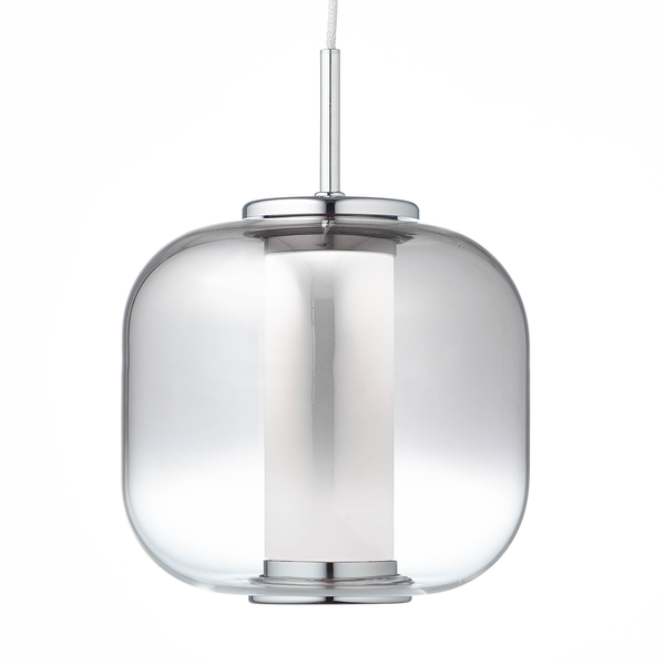 LED-Pendelleuchte Rafa I - Acrylglas / Edelstahl - 1-flammig