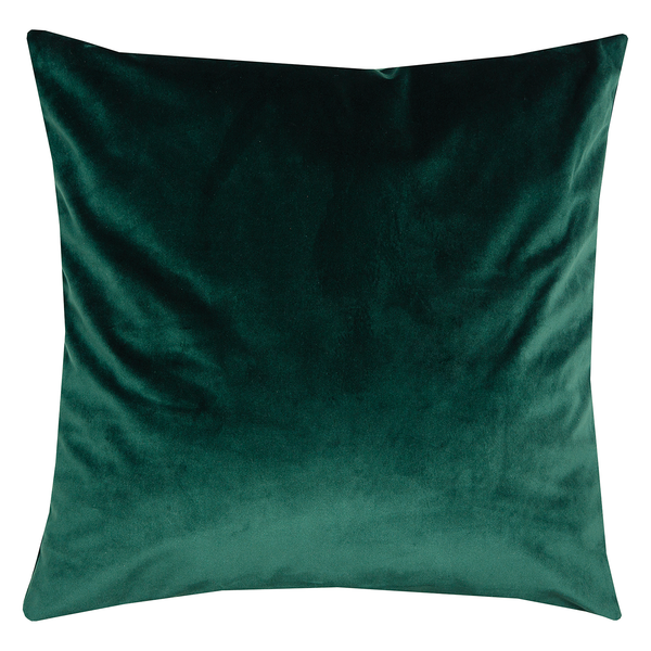Kissenbezug French Velvet - Webstoff - Flaschengrün