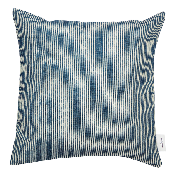 Kissenbezug Needlestripe - Mischgewebe - Blau