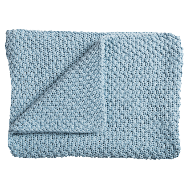Babystrickdecke Sunny - Hellblau