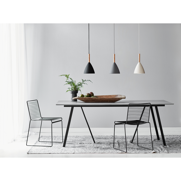 Pendelleuchte Pure - Stahl / Kunststoff - 1-flammig - Grau