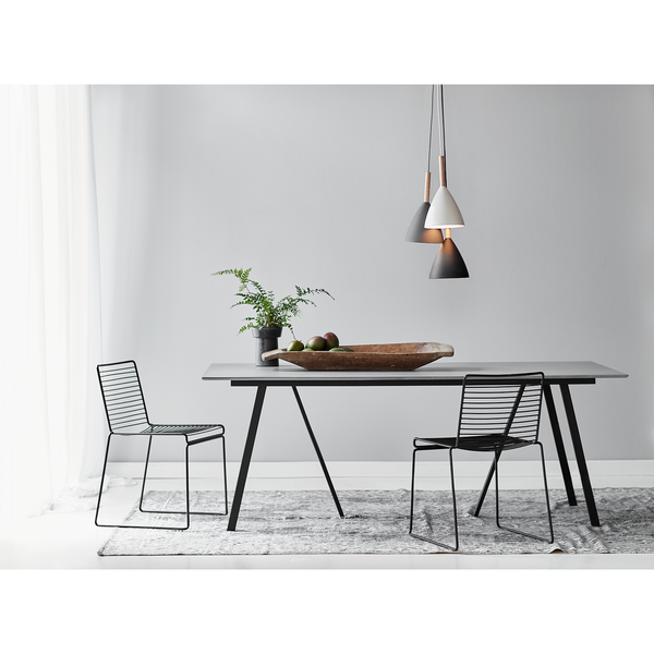 Pendelleuchte Pure - Stahl / Kunststoff - 1-flammig - Grau
