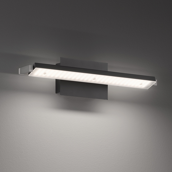 LED-Wandleuchte Trentels - Acrylglas / Eisen - 1-flammig