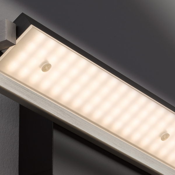LED-Wandleuchte Trentels - Acrylglas / Eisen - 1-flammig