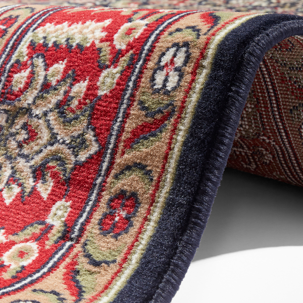 Kurzflorteppich Skazar Isfahan - Polypropylen - Marineblau - 80 x 150 cm