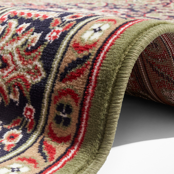 Kurzflorteppich Skazar Isfahan - Polypropylen - Grün - 200 x 290 cm