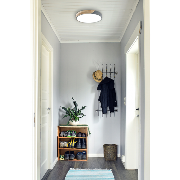 LED-Deckenleuchte Borneo - Acrylglas / Aluminium - 1-flammig