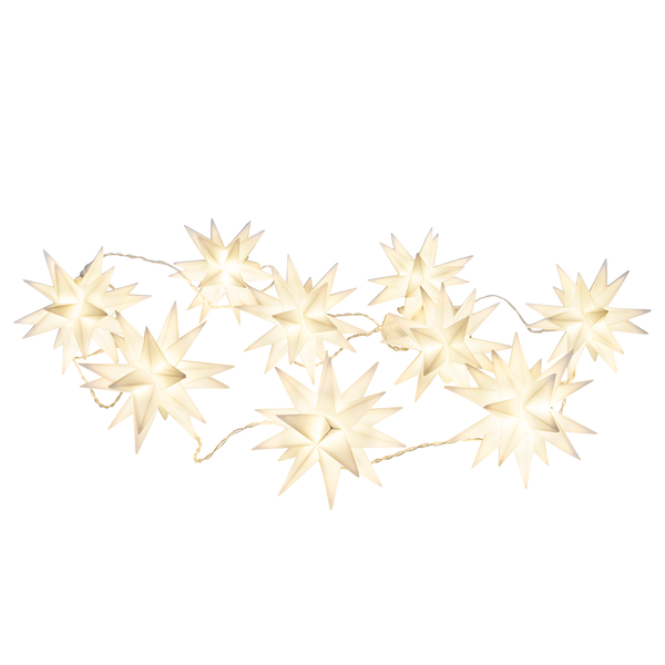 LED-Lichterkette Mosnac I - Polyester PVC - 9-flammig