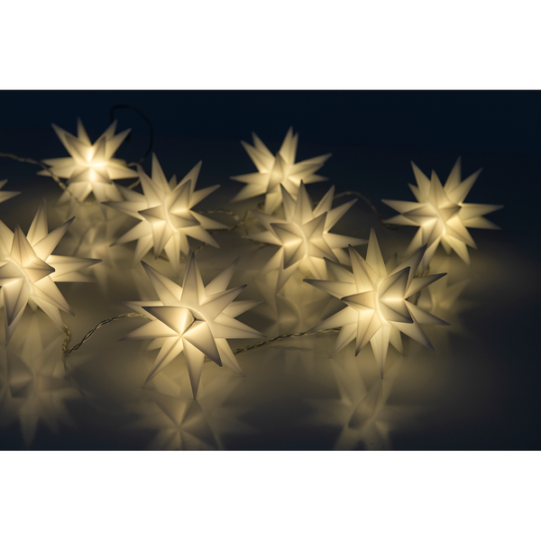 LED-Lichterkette Mosnac I - Polyester PVC - 9-flammig
