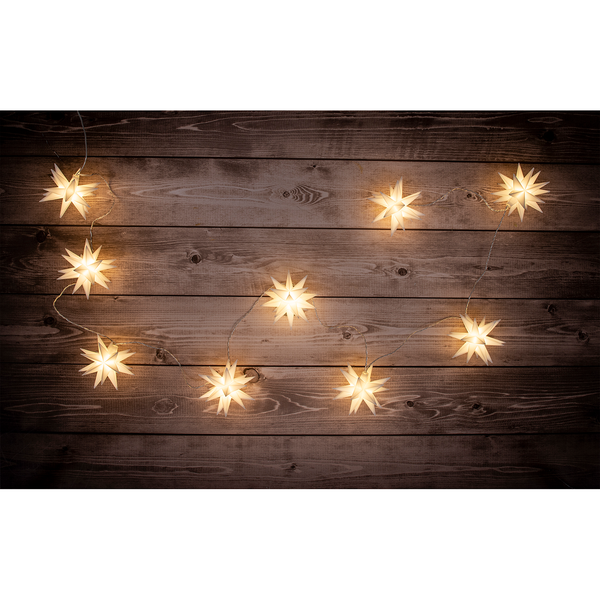 LED-Lichterkette Mosnac I - Polyester PVC - 9-flammig