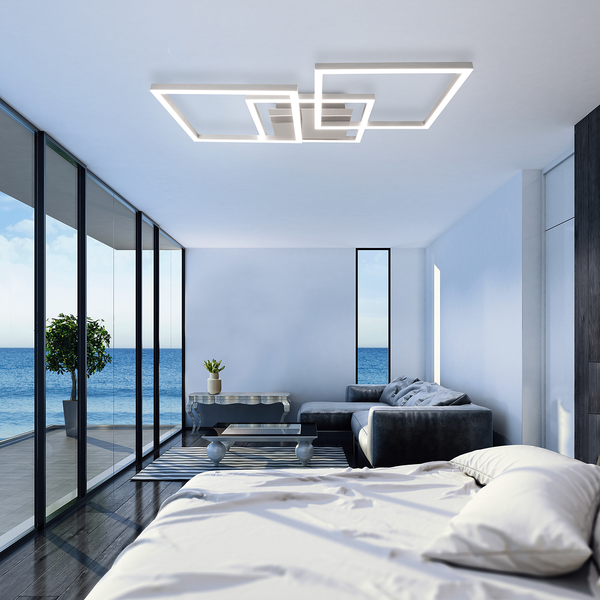 LED-Deckenleuchte  Frame - Polycarbonat / Eisen - 1-flammig