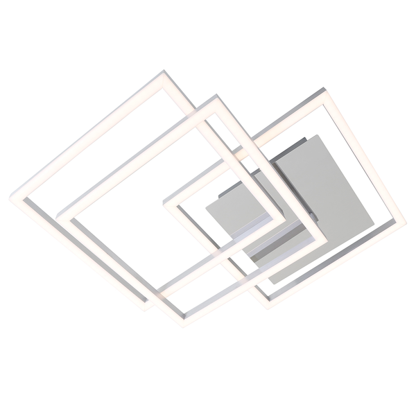 LED-Deckenleuchte  Frame - Polycarbonat / Eisen - 1-flammig