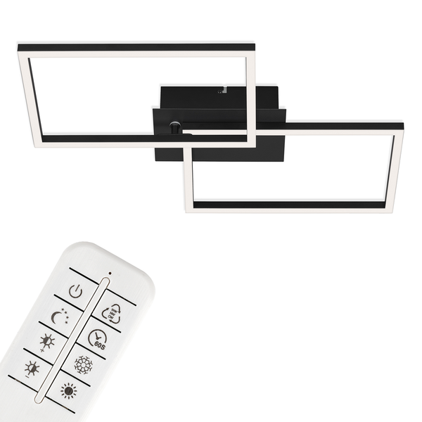 LED-Deckenleuchte  Frame - Polycarbonat / Eisen - 1-flammig