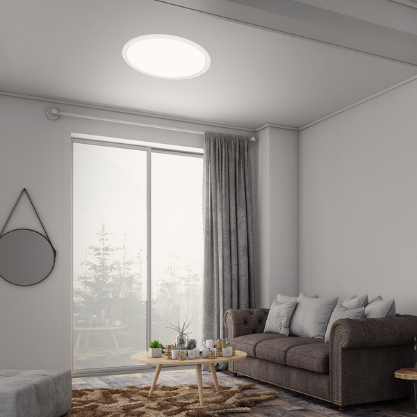 LED-Deckenleuchte  Piatto - Polycarbonat / Eisen - 1-flammig