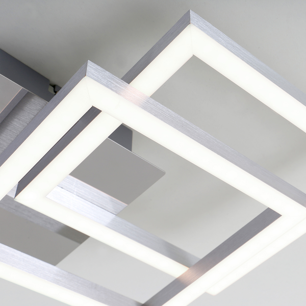 LED-Deckenleuchte  Frame - Polycarbonat / Eisen - 1-flammig