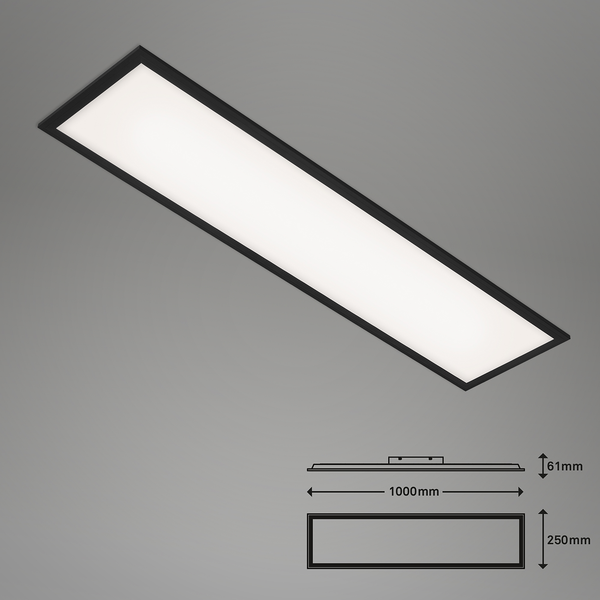 LED-Deckenleuchte  Piatto - Polycarbonat / Eisen - 1-flammig