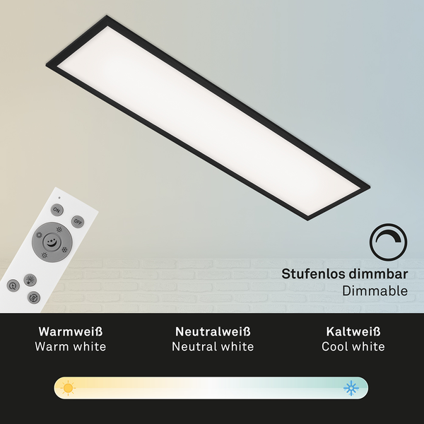 LED-Deckenleuchte  Piatto - Polycarbonat / Eisen - 1-flammig