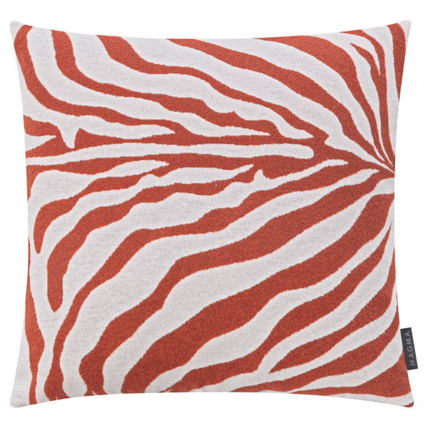 Kissenbezug Cebra - Jacquard - Rostbraun