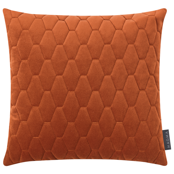 Kissenbezug Magali - Samt - Kupfer