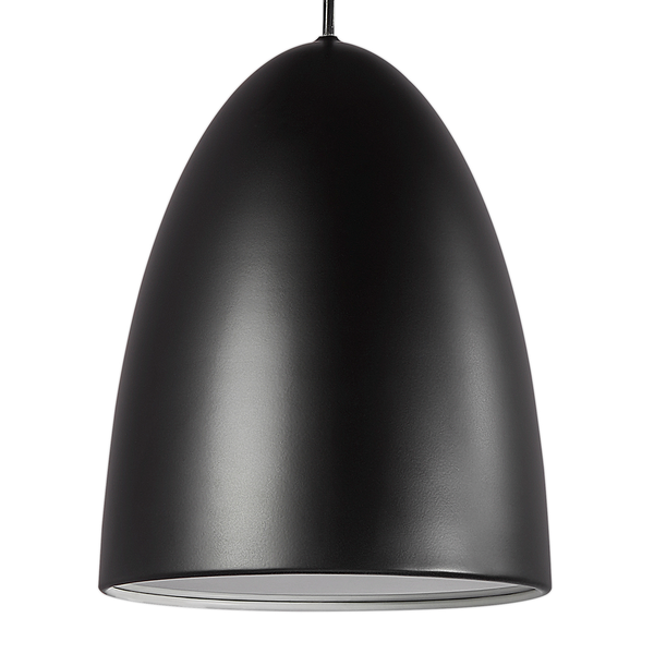 Pendelleuchte Nexus II - Stahl / Polyester PVC - 1-flammig - Schwarz