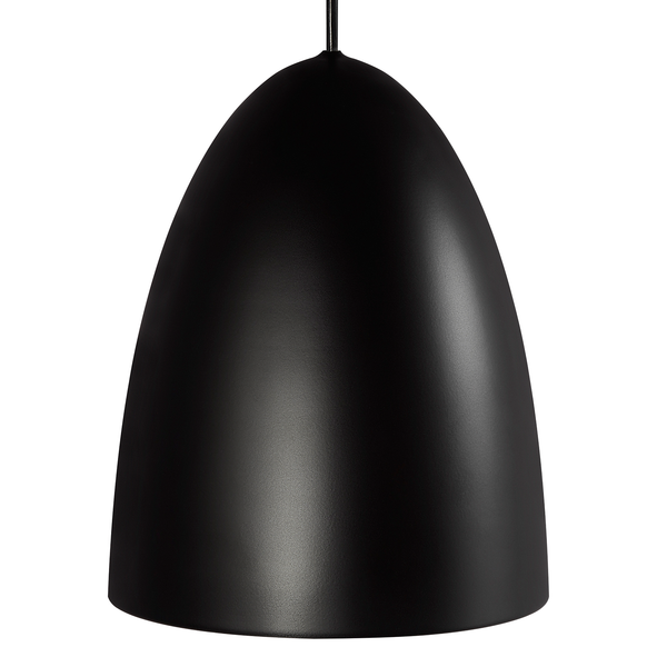 Pendelleuchte Nexus II - Stahl / Polyester PVC - 1-flammig - Schwarz