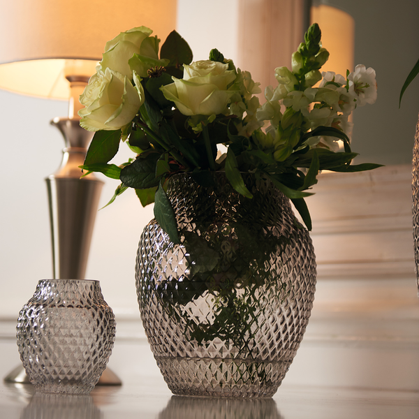 Vase Poesia II - Glas - Grau