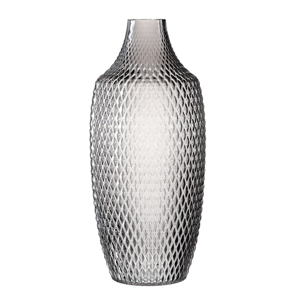 Vase Poesia III - Glas - Grau
